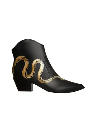 Serpent Black Cowboy Boot Cold Weather Gear