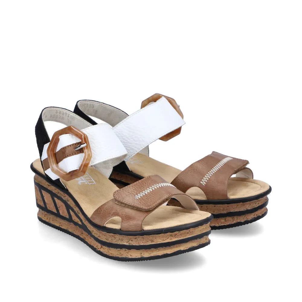 Sexy Luxe Sandals RIKER ROSE SANDAL - 6817664 - BROWN MULTI