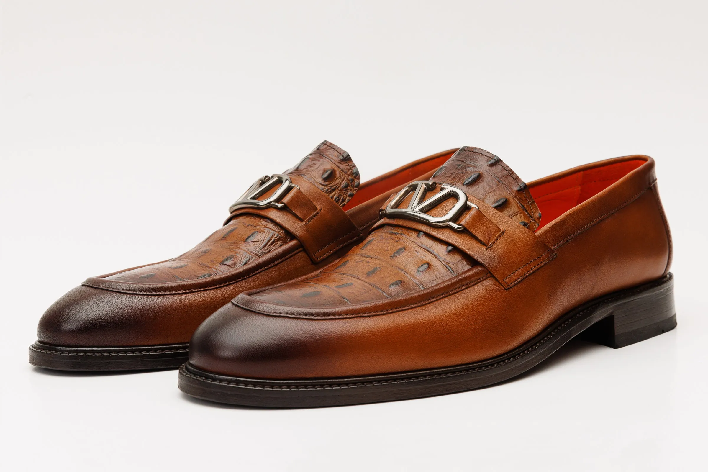 Shock-Shield Amsterdam Tan Bit Loafer Men Shoe