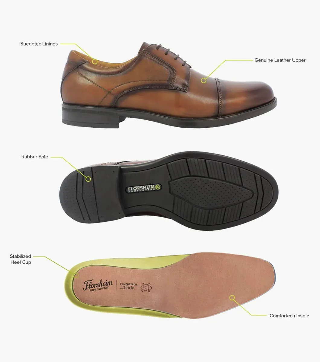 Signature Cap-Toe Florsheim Midtown  Moc Toe Slip On