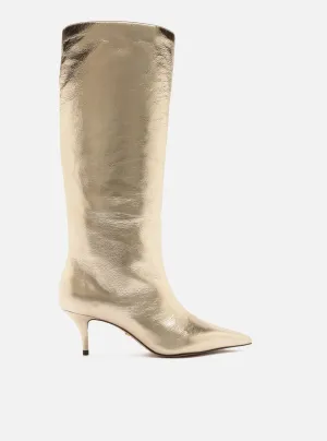Classic Wedding Heels Skye Leather Stiletto Boot