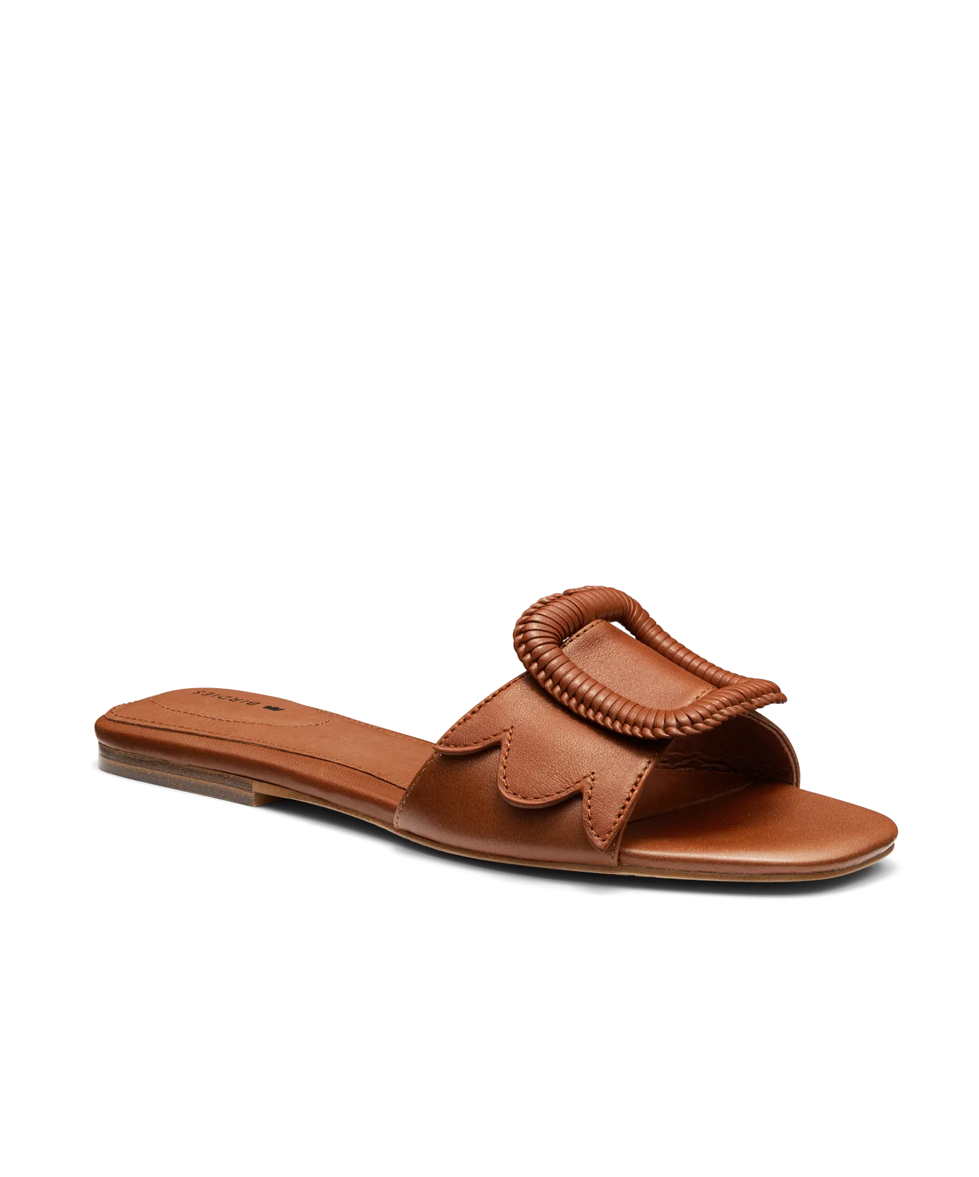 Flat Sole Quick Fit The Kiwi - Cognac Leather