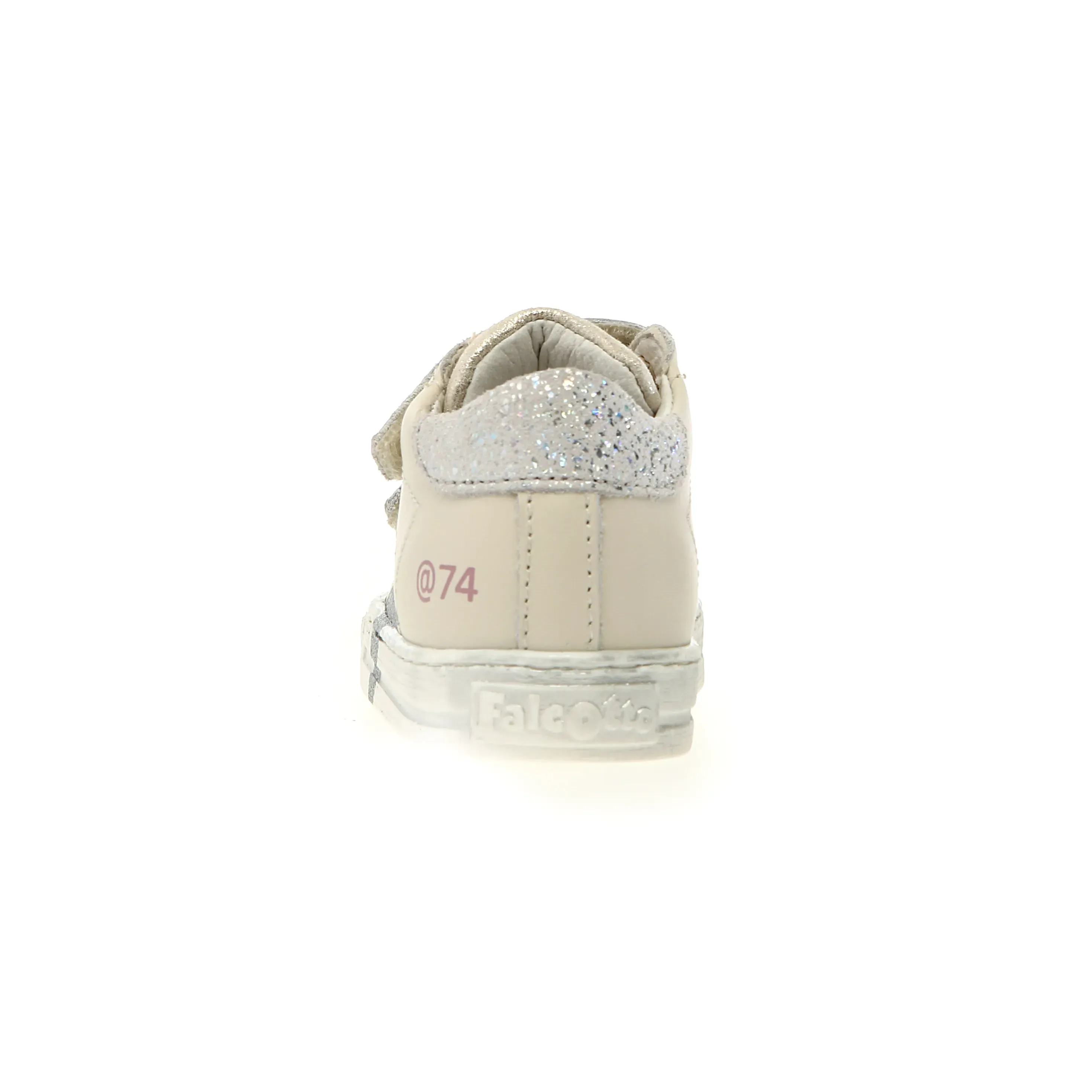 Slip Resistant Falcotto Girl's Salazar 3 Vl Casual Shoes - Milk / Platinum