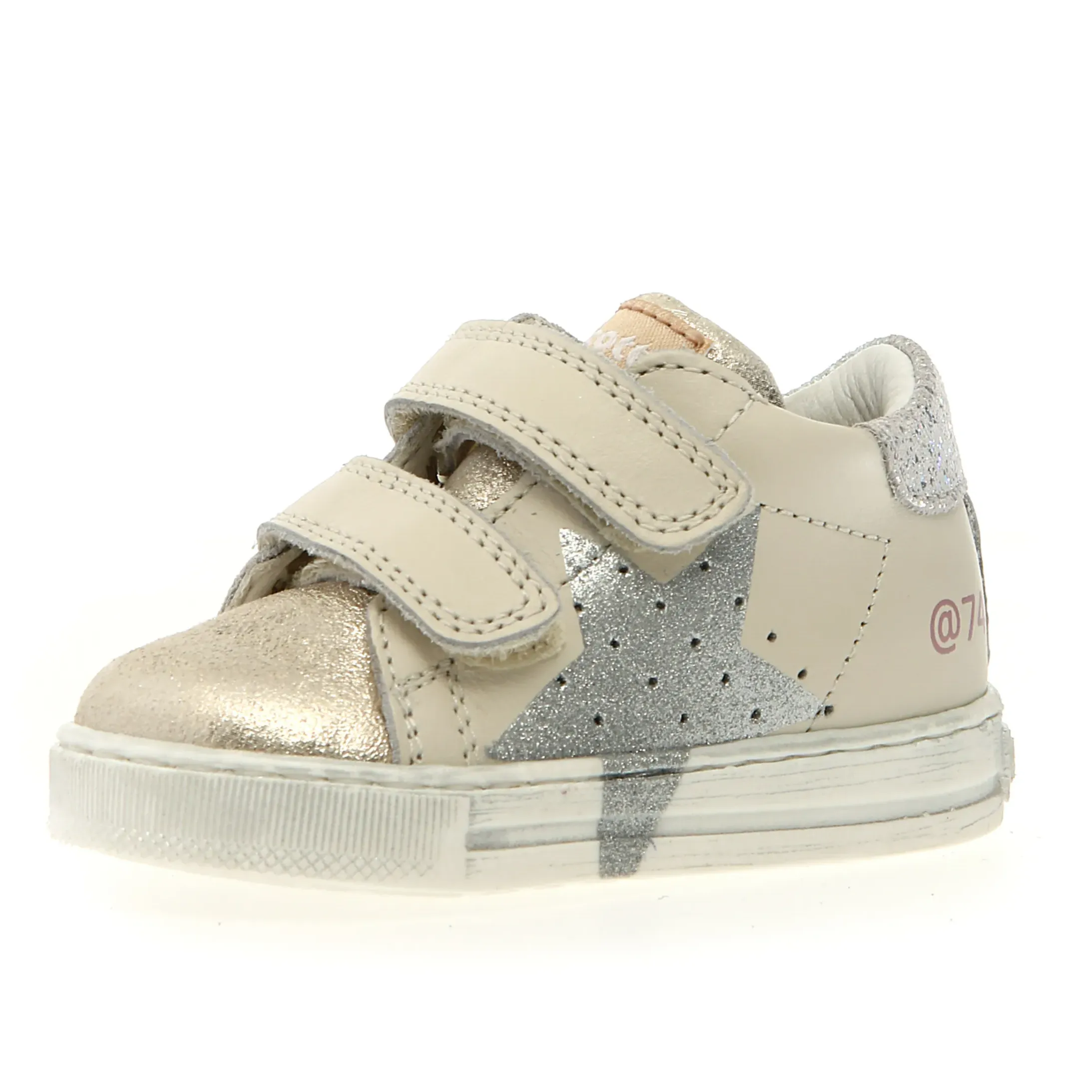 Falcotto Girl's Salazar 3 Vl Casual Shoes - Milk / Platinum Kids' casual shoes Kids' summer shoes