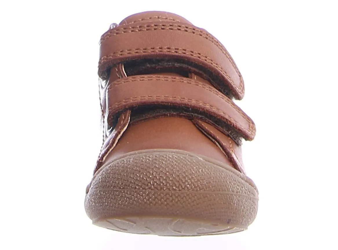 Slip Resistant Naturino Girl's & Boy's Cocoon Vl Nappa Spazz. Sneakers - Cognac