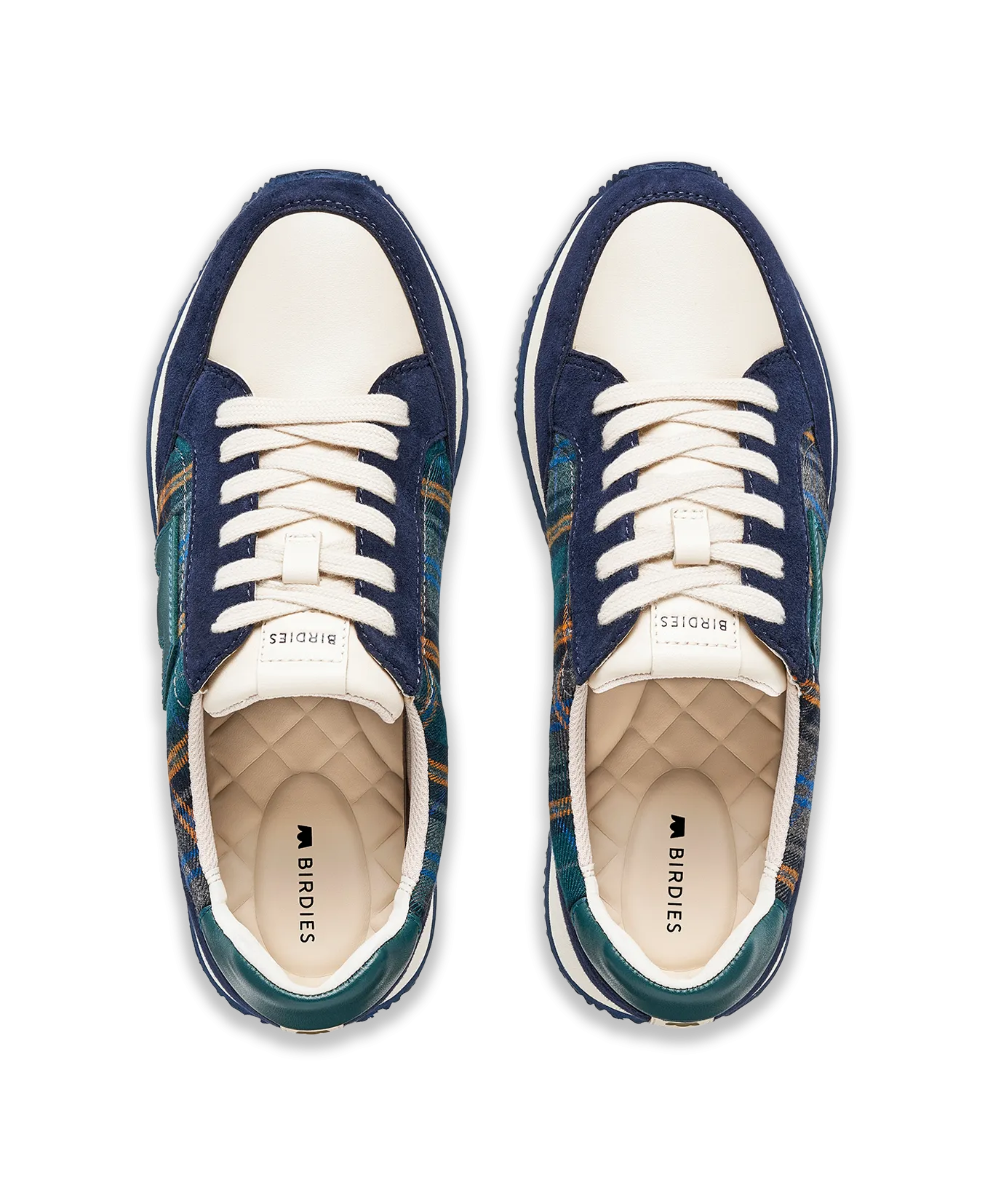 Smart Edge The Roadrunner - Navy Plaid Suede