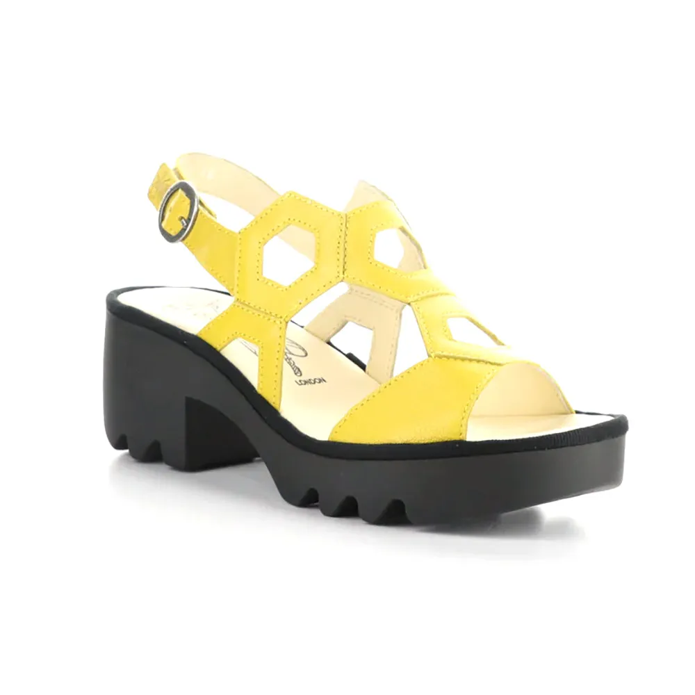 Fly London TEWA573FLY Womens Shoes BRIGHTYELLOW