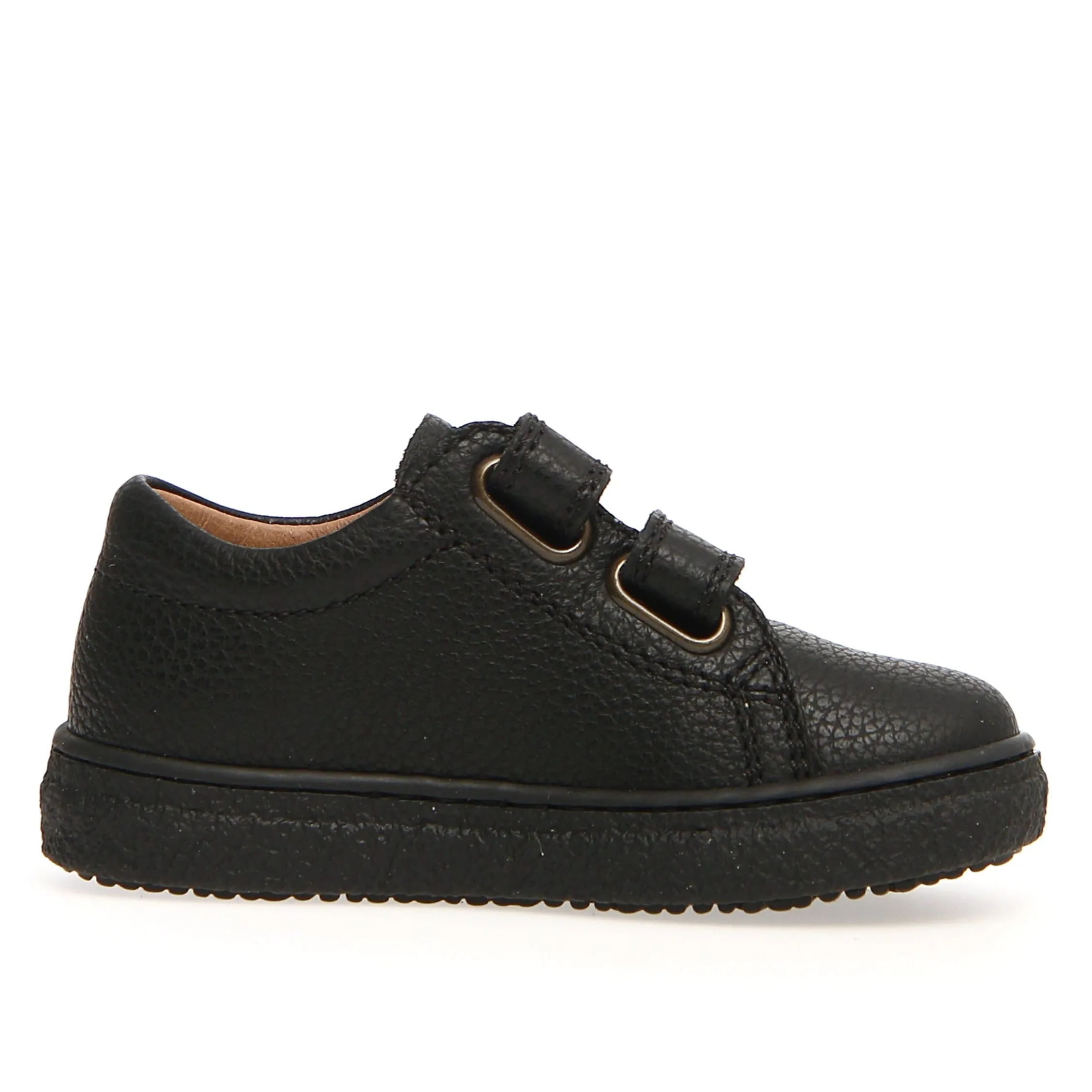 Sneakers Naturino Boy's & Girl's Carex Sneakers, Pebbled Black