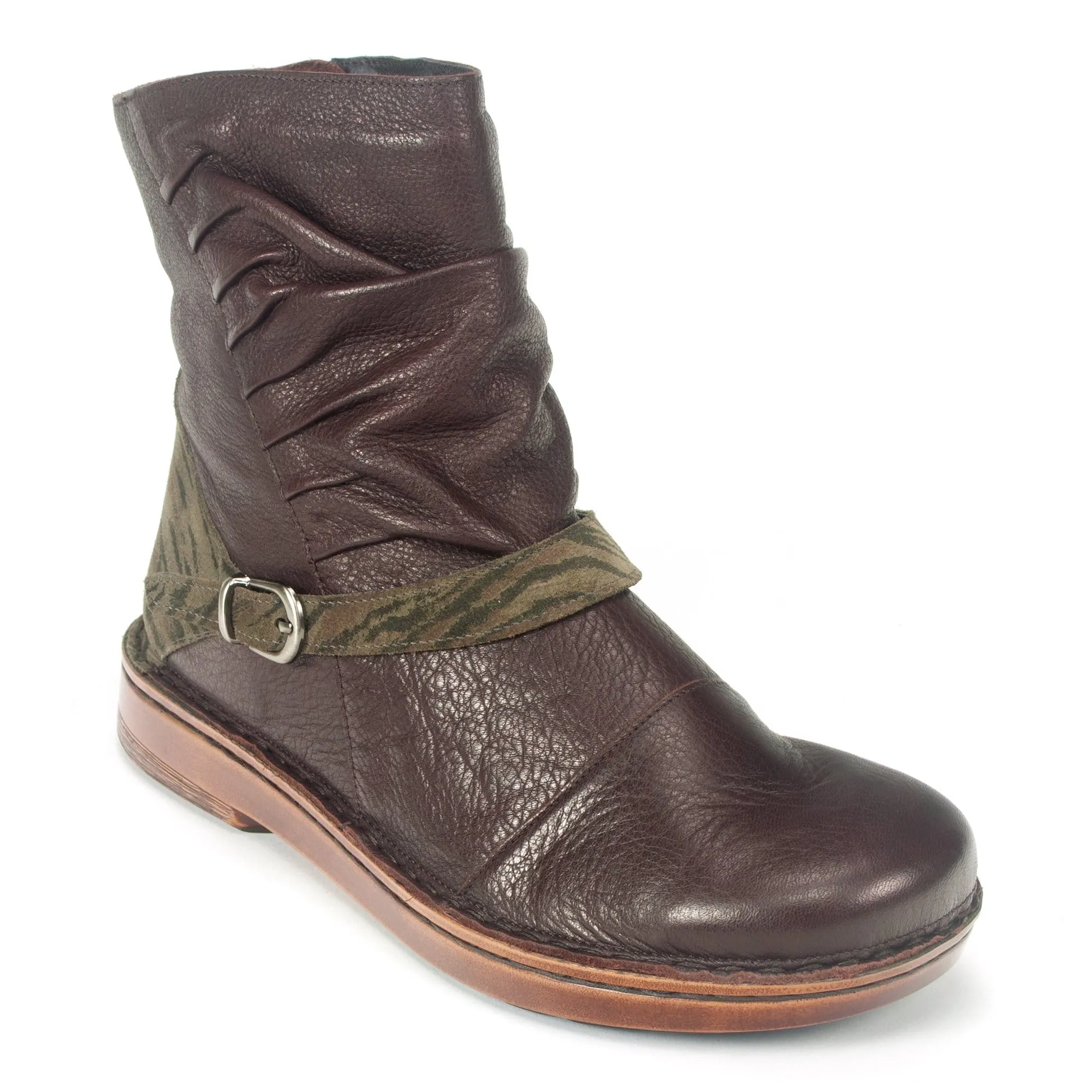 Gold Tone Dark Edge Lorca Bootie (63431)
