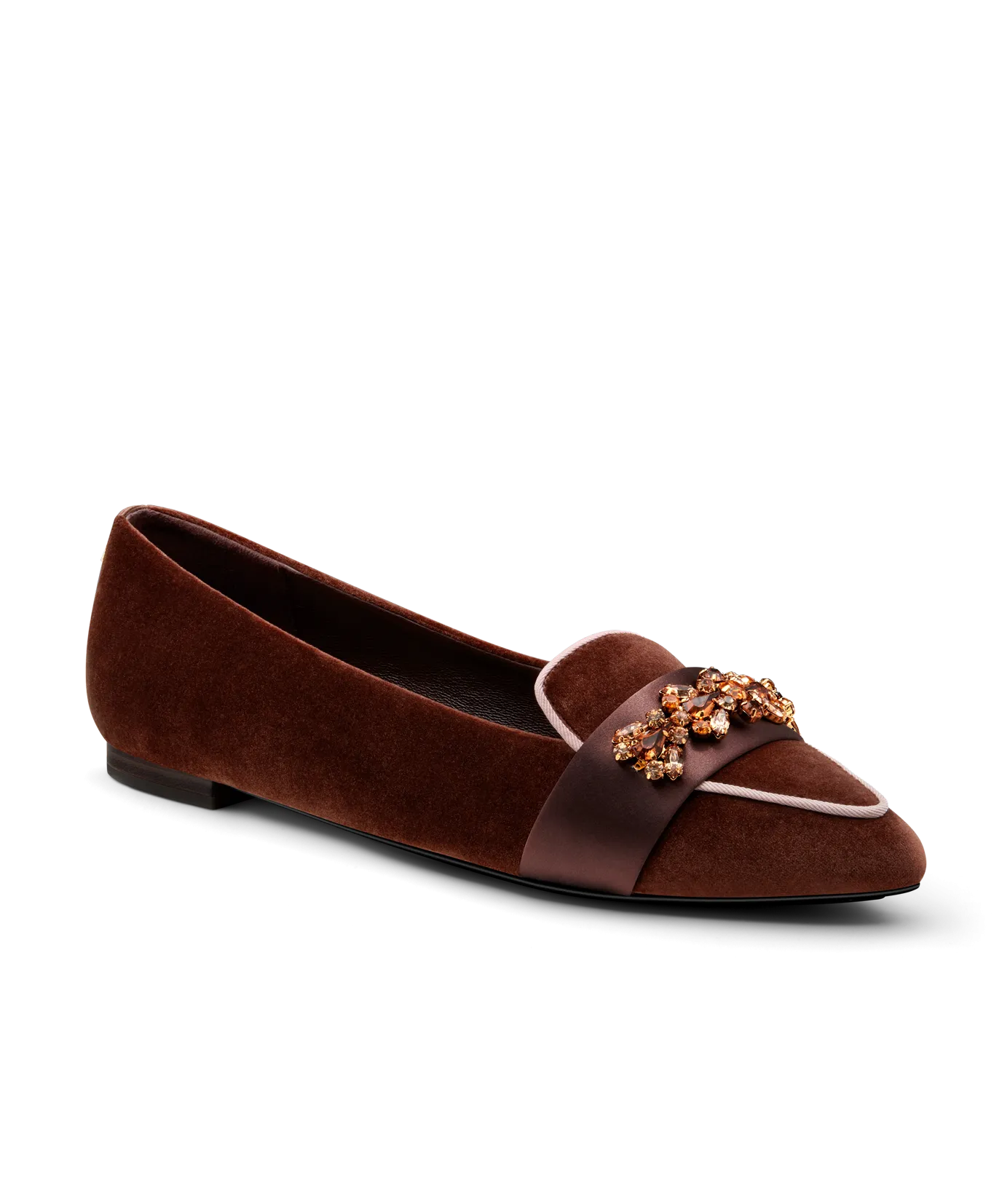 Slip-On Comfort The Sparrow - Brandy Velvet Jewel