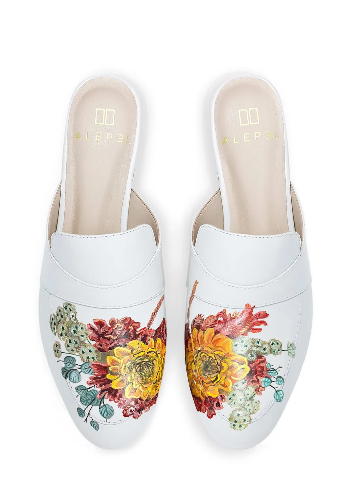 Soft Durable Material Bridal Bouquet White Mule