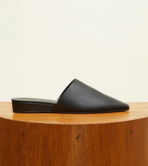 Black Nappa Leather