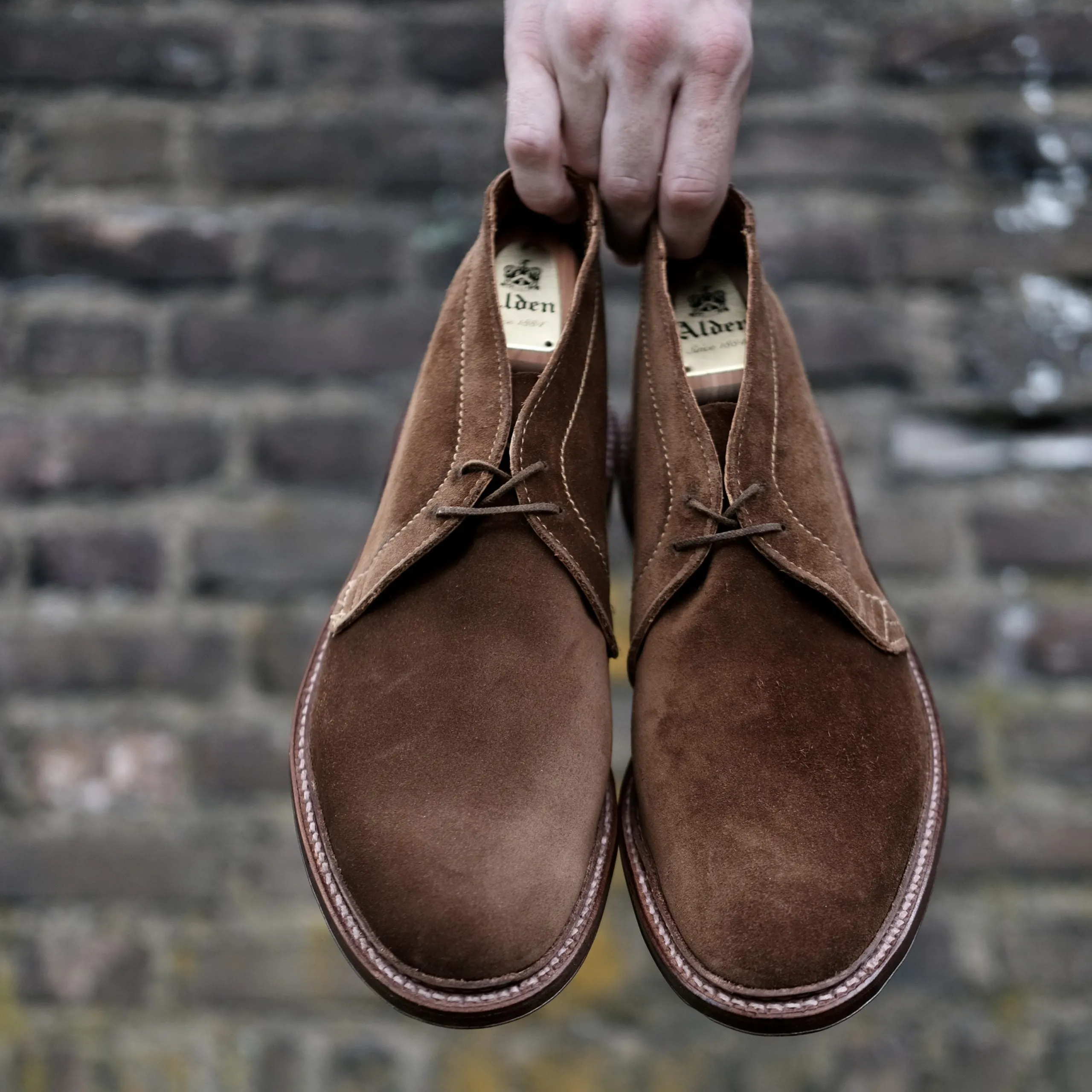 Construction Fit 1493 - Unlined Chukka in Snuff Suede
