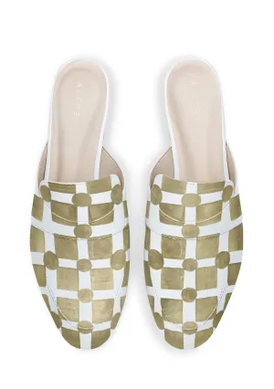 Geos White Mule Instant Comfort