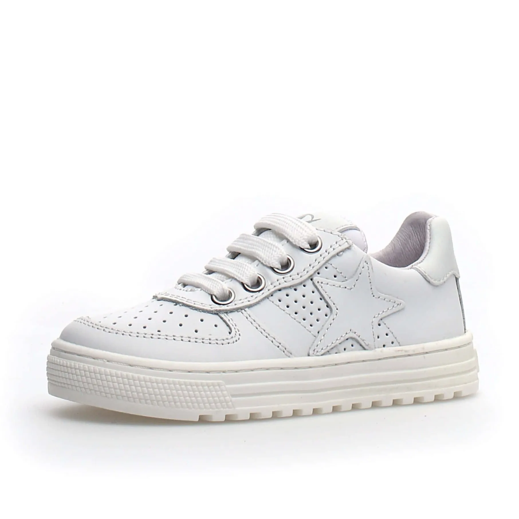 Classic kids' shoes Easy - to - wear kids' fashion Naturino Girl's & Boy's Hess Zip Sneakers - White