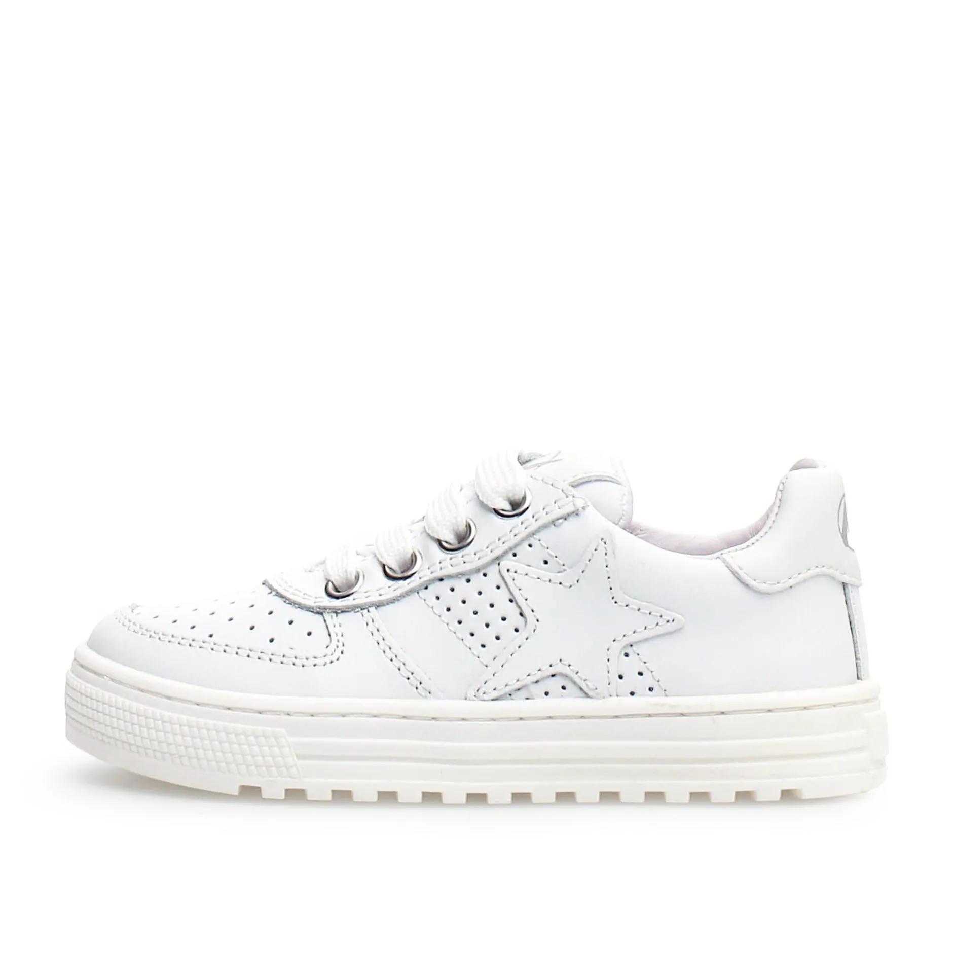 Sports Wear Naturino Girl's & Boy's Hess Zip Sneakers - White