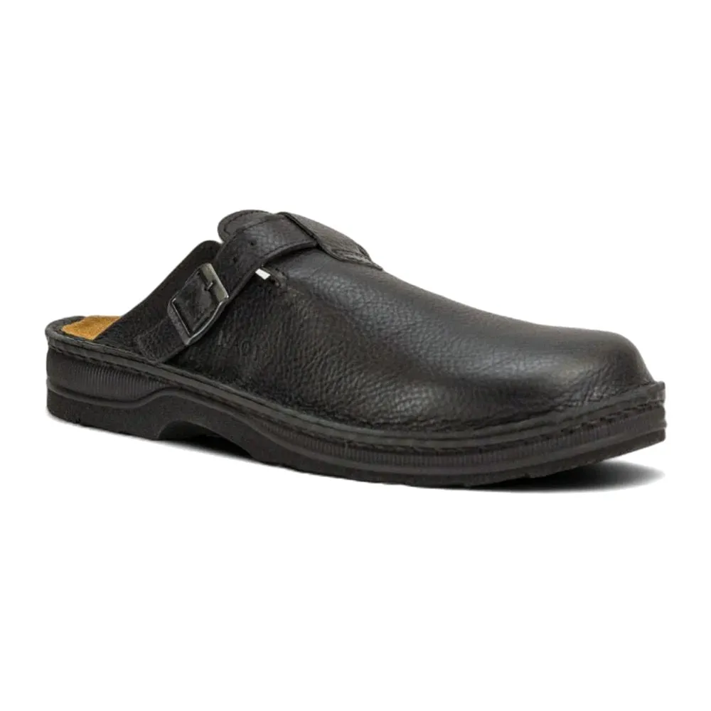 Naot Fiord (62721) Mens Shoes Textured Black Leather