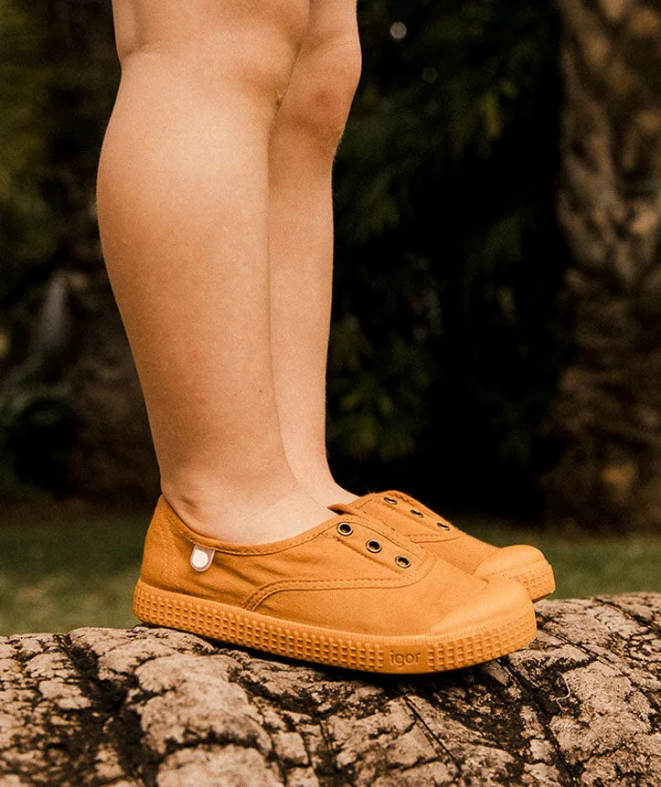 Strap Kids Igor S10275 Berri MC Shoes - Caramelo
