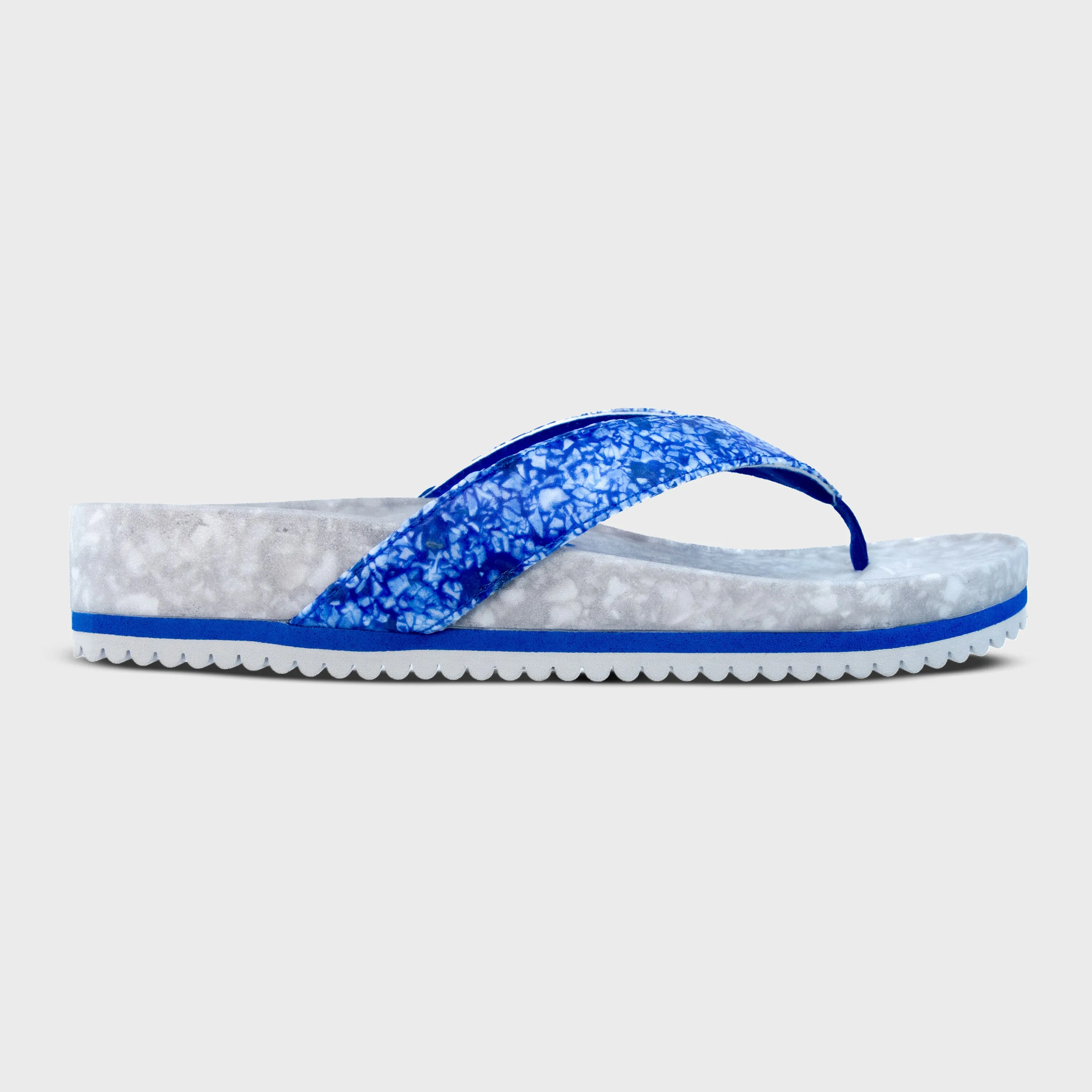 Strappy Heeled Sandals FLEKS THE WEST BEACH FLIP FLOP - SAPPHIRE BLUE