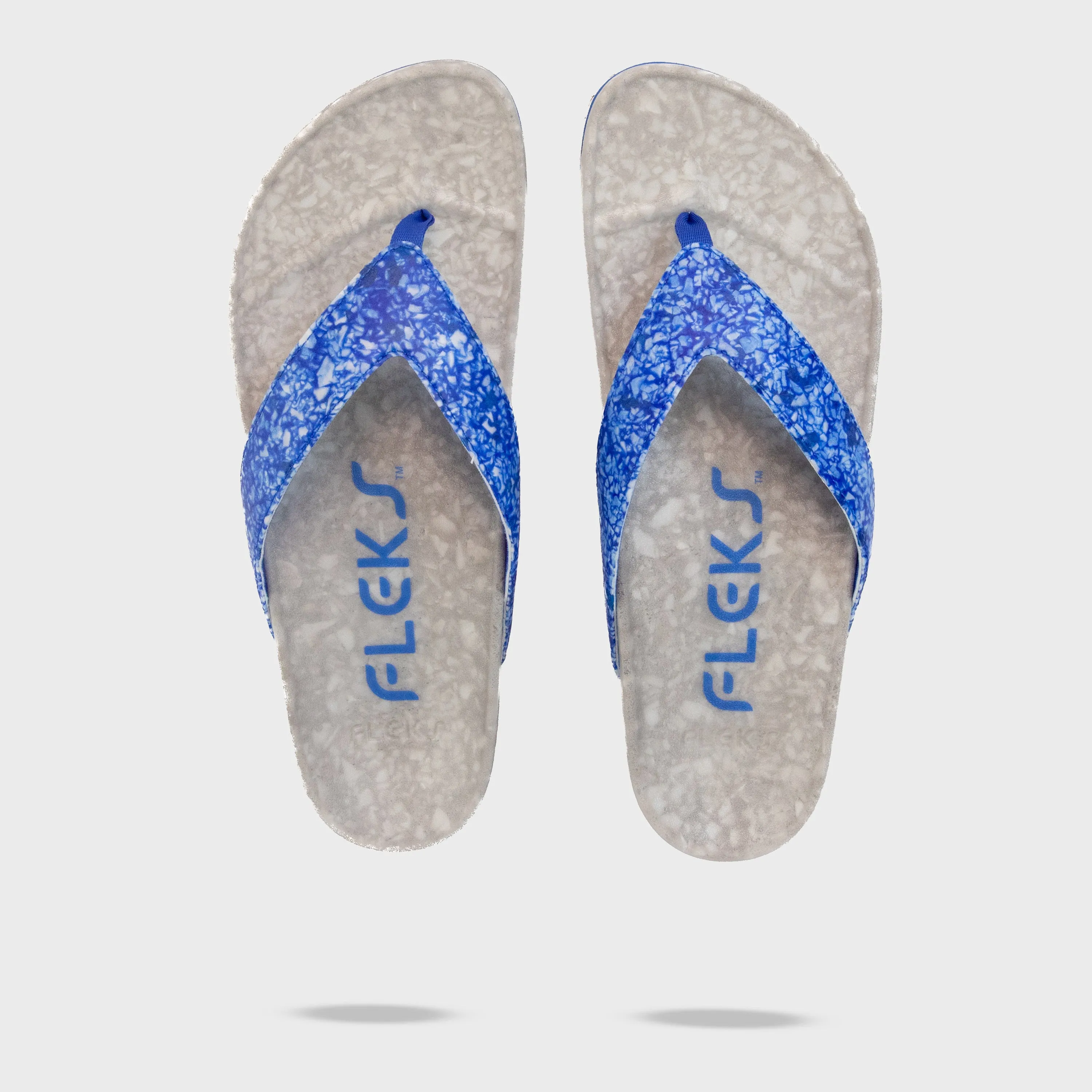 Strappy Heeled Sandals FLEKS THE WEST BEACH FLIP FLOP - SAPPHIRE BLUE