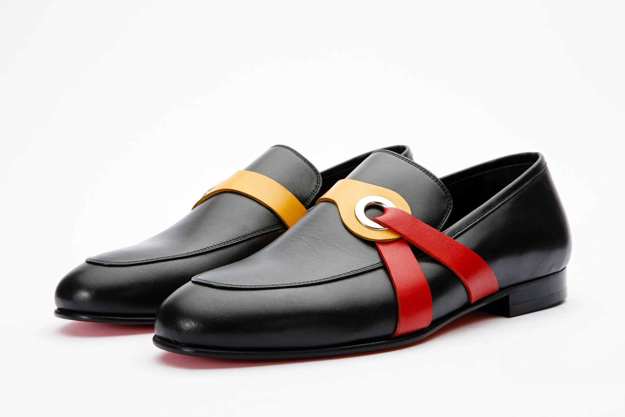 Streamlined materials The Jackie Black Bit Dress Loafer Limited Edition Men Shoe