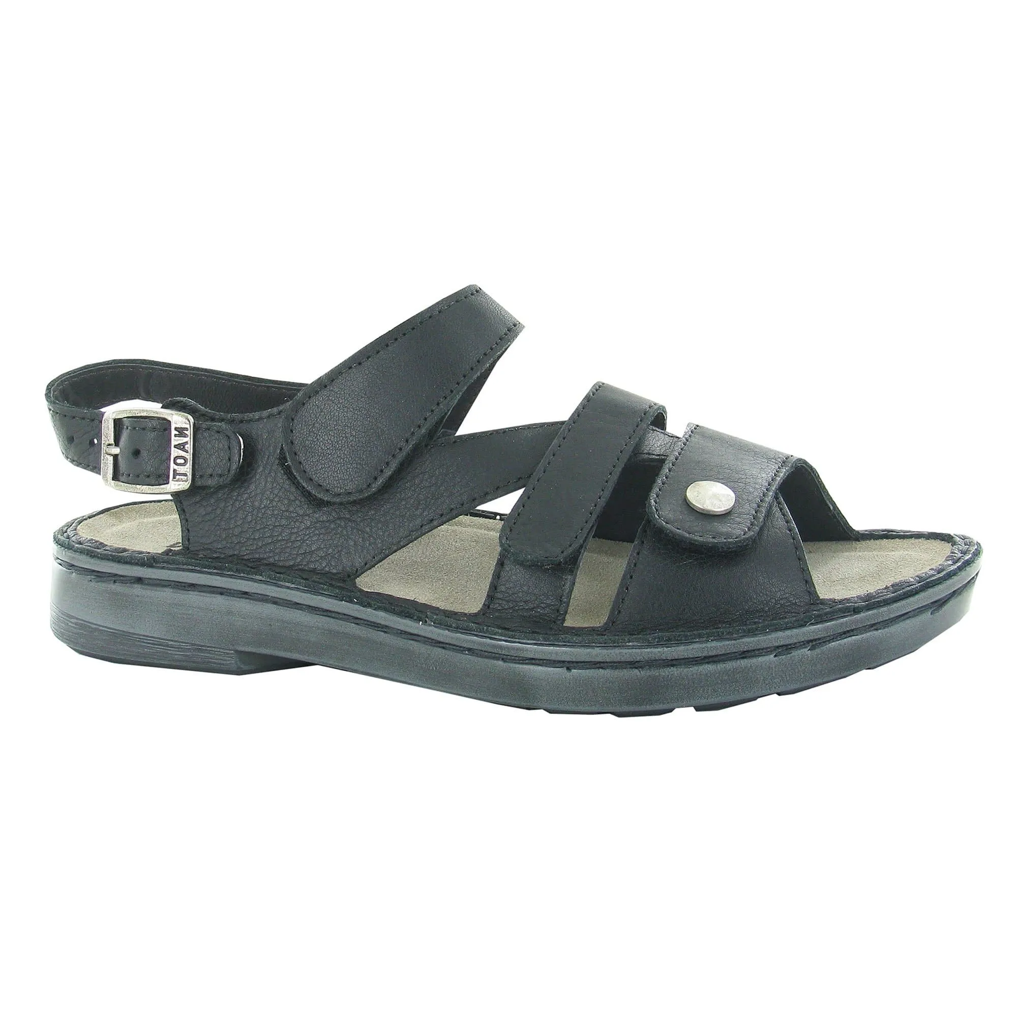 Naot Fleur Sandal (64402) Womens Shoes Soft Black Leather