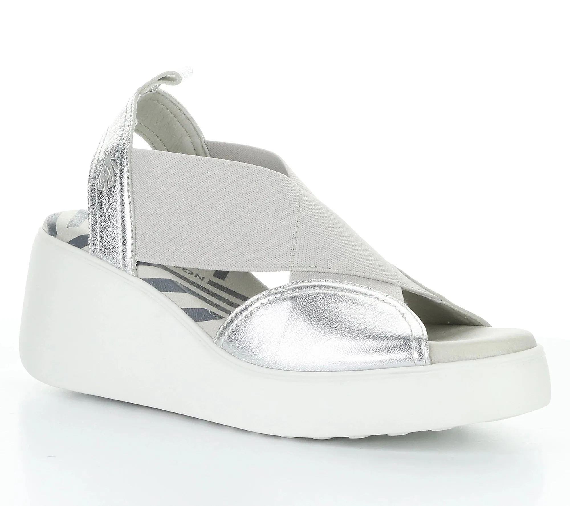 Stunning Heeled Sandals FLY LONDON DAIF - SILVER