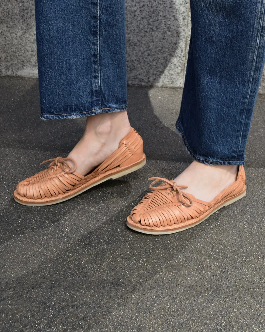 Chamula Merida Huarache in Tan