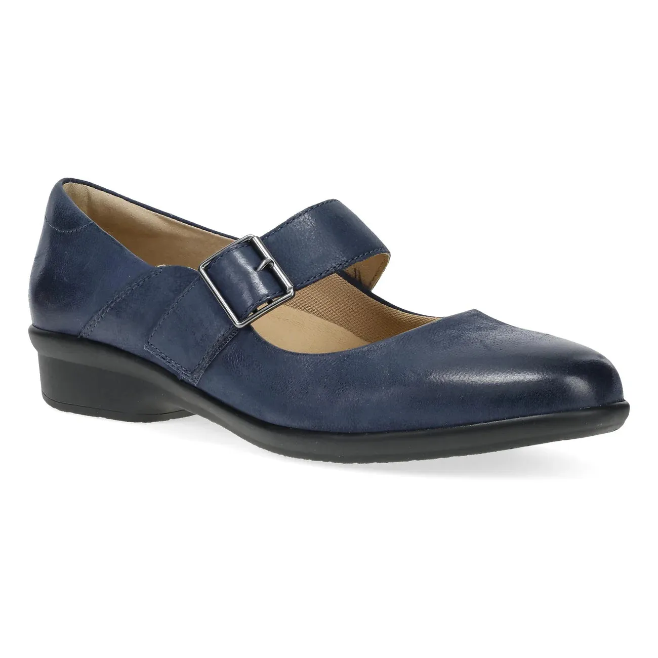 Sturdy sole DANSKO COLLETTE - NAVY BURNISHED NUBUCK