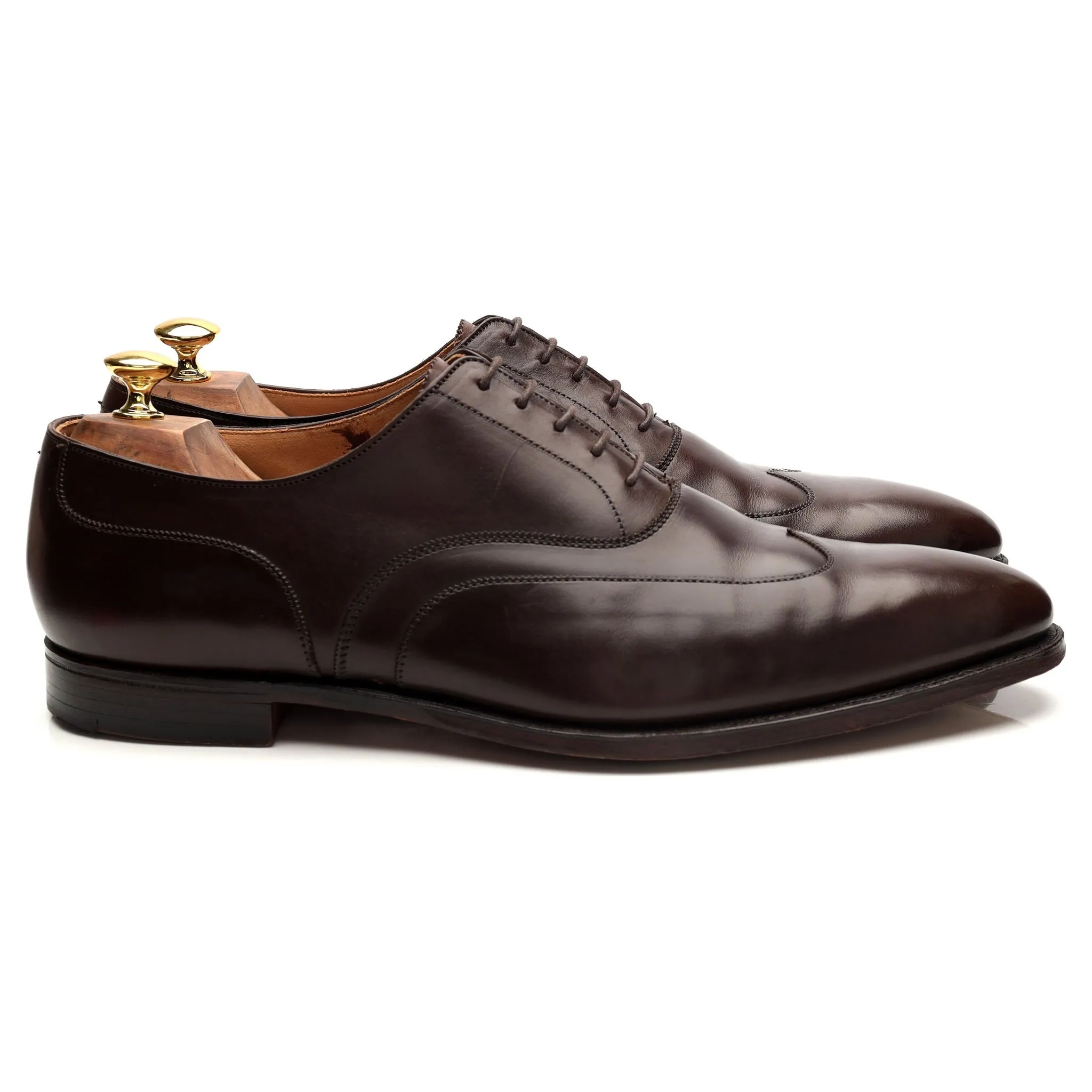 'Tunbridge' Dark Brown Leather Oxford UK 11.5 E Classic Design