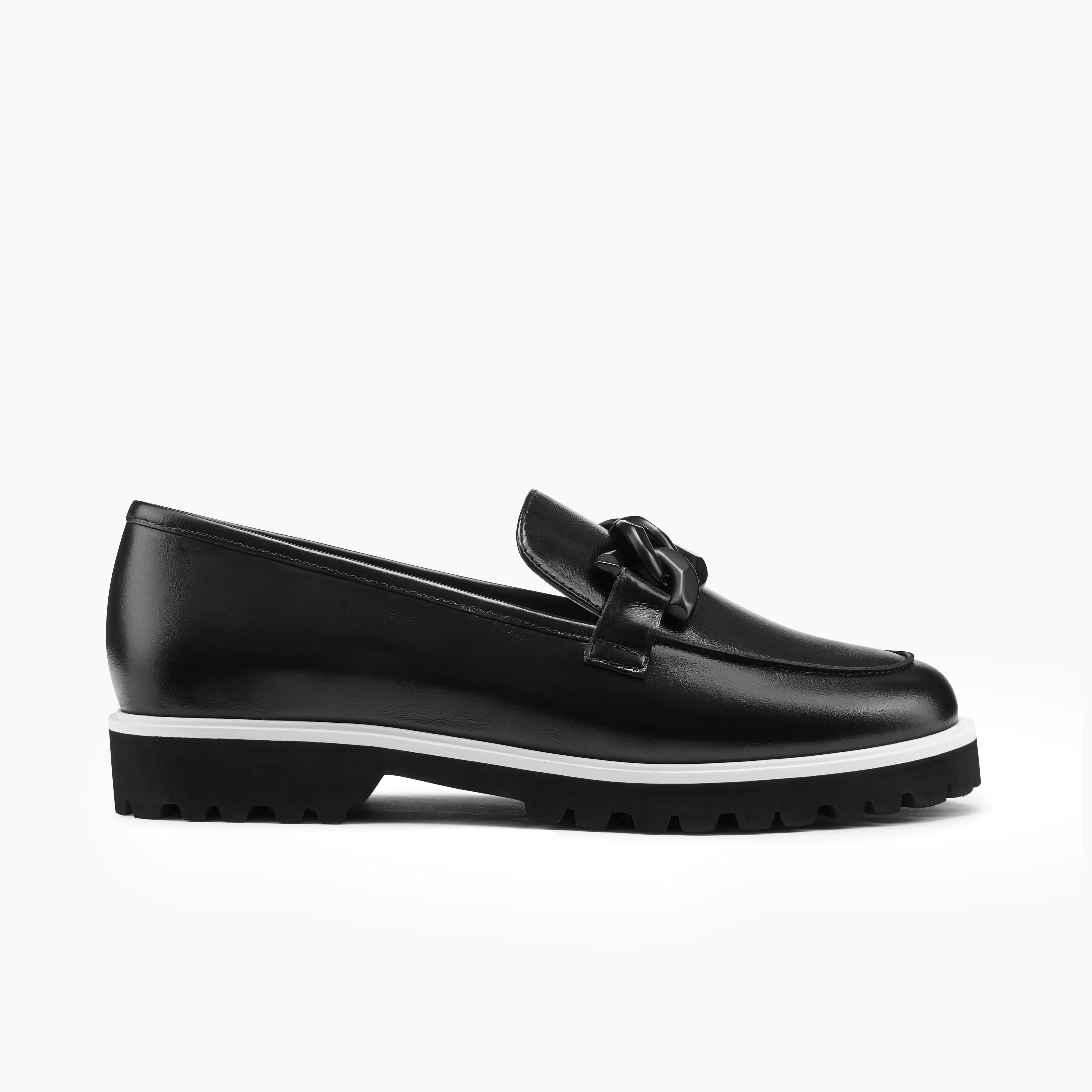 Dominica Loafer | Black oiled leather Bright Steps