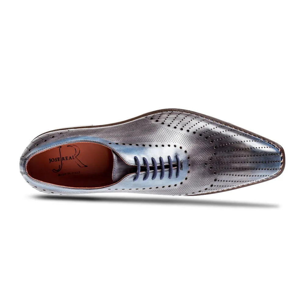 Stylish Ties VELOCE  ANTRACITE CELESTE OXFORD