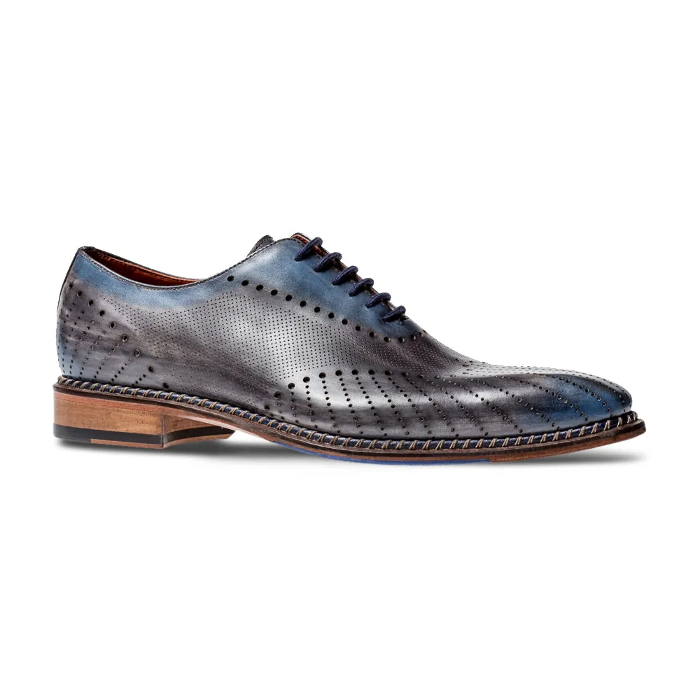 Stylish Ties VELOCE  ANTRACITE CELESTE OXFORD