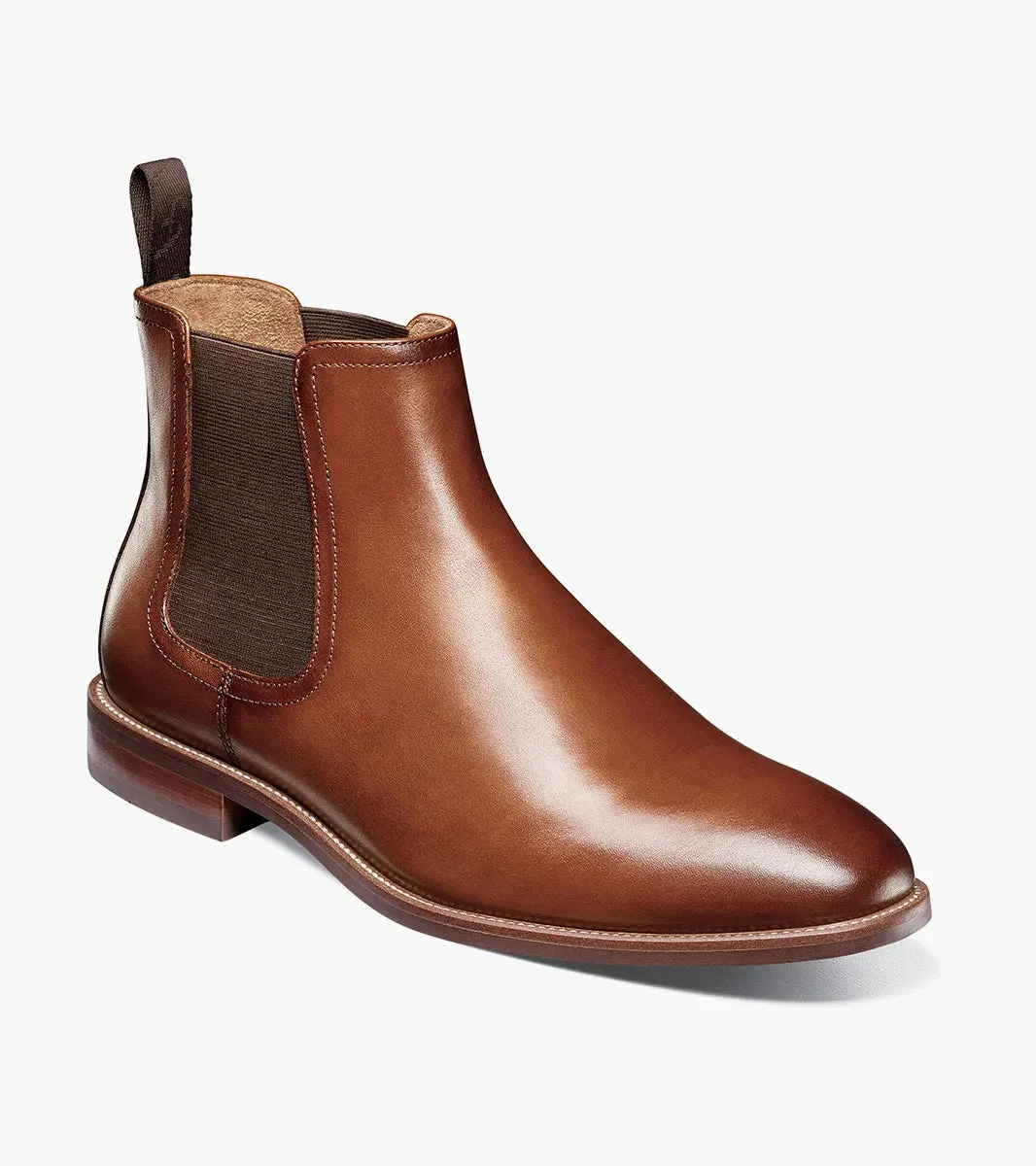 Stylish Touch Rucci  Plain Toe Gore Boot-Cognac | Florsheim