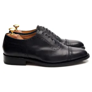 'Trenton' Black Museum Leather Oxford UK 6.5 Workday Look