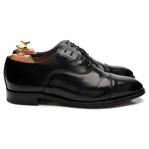 'Epsom' Black Leather Oxford UK 8 F Fashion Forward