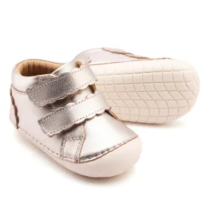 Old Soles Girl's Pave Shade Casual Shoes - Silver / Snow Spring kids' outfits