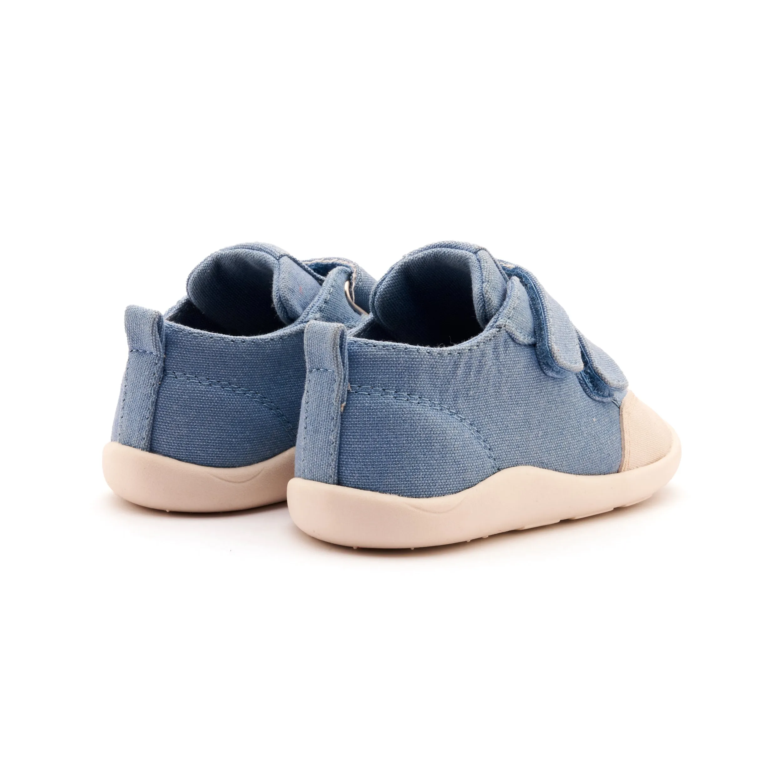 suede upper Old Soles Boy's and Girl's Salty Ground Casual Shoes - Light Denim Canvas