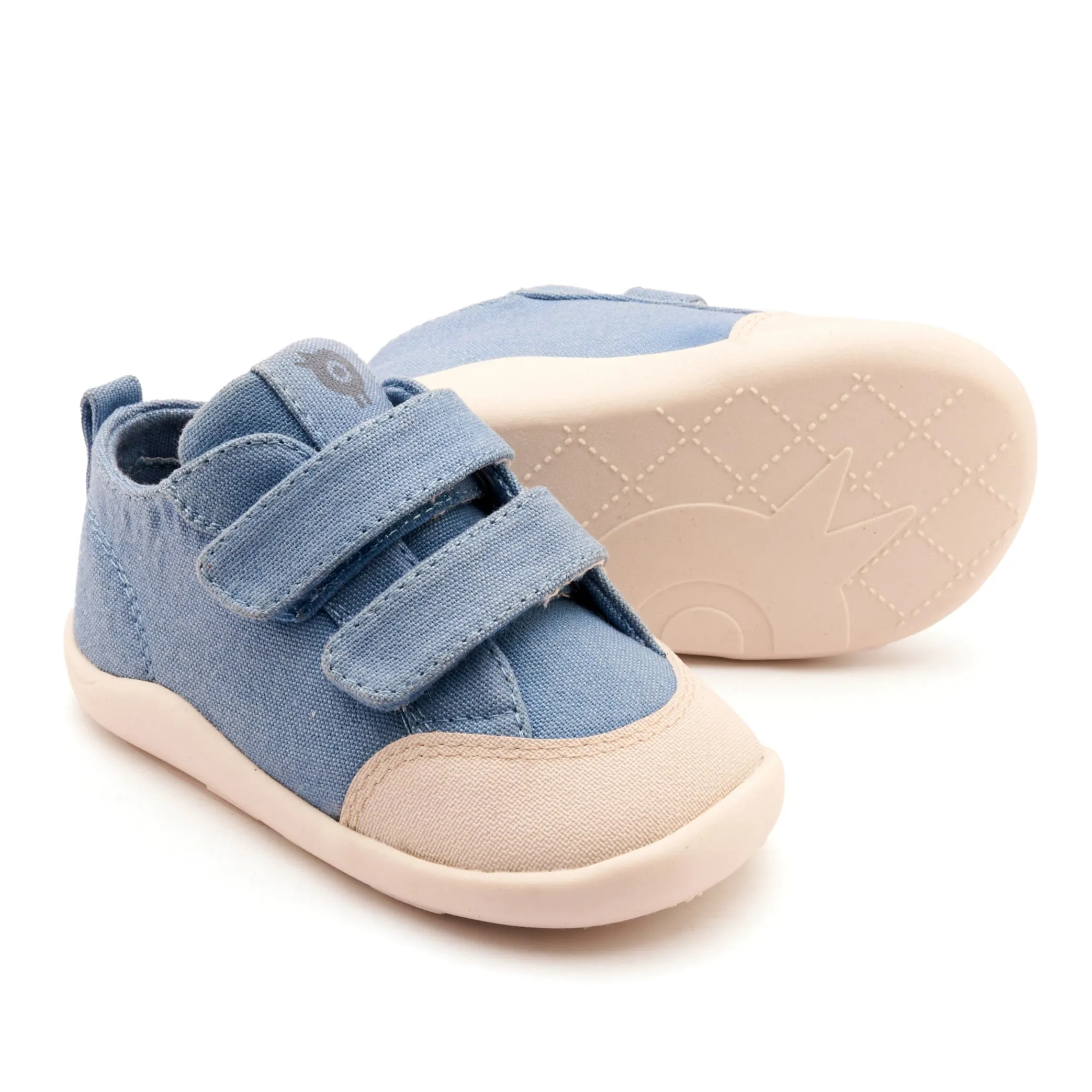 suede upper Old Soles Boy's and Girl's Salty Ground Casual Shoes - Light Denim Canvas
