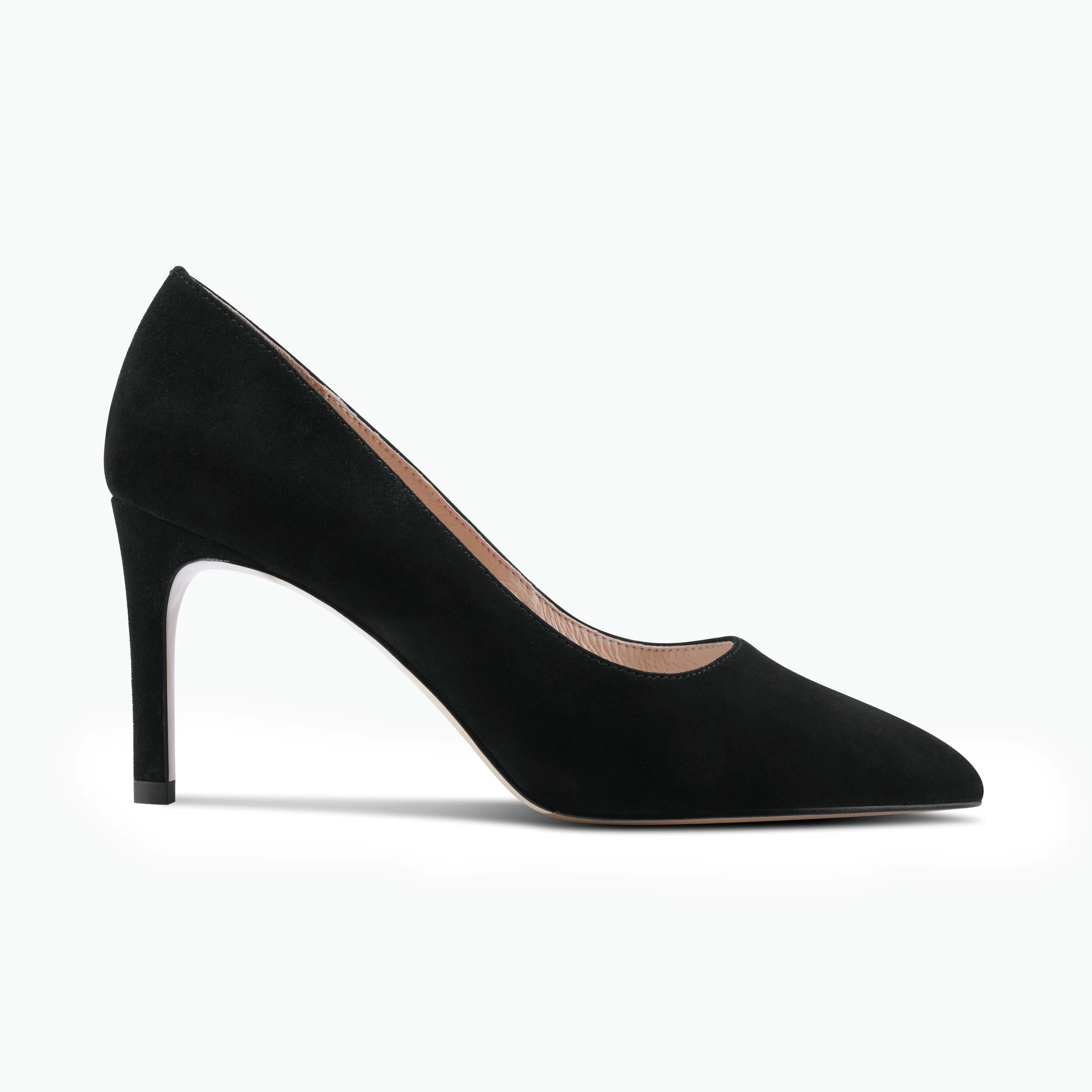 Summer Heels Nemesis 78mm Heel | Black suede