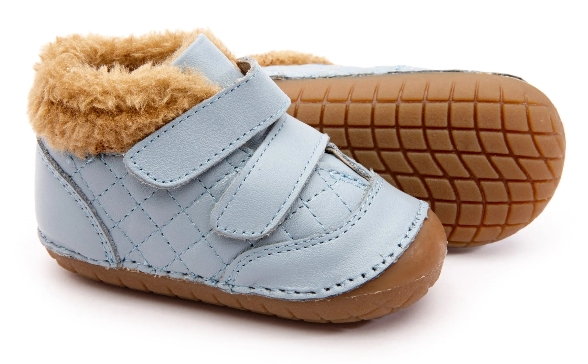 summer shoes Old Soles Boy's & Girl's 4069 Quilty Bear Pave Sneaker Booties - Dusty Blue