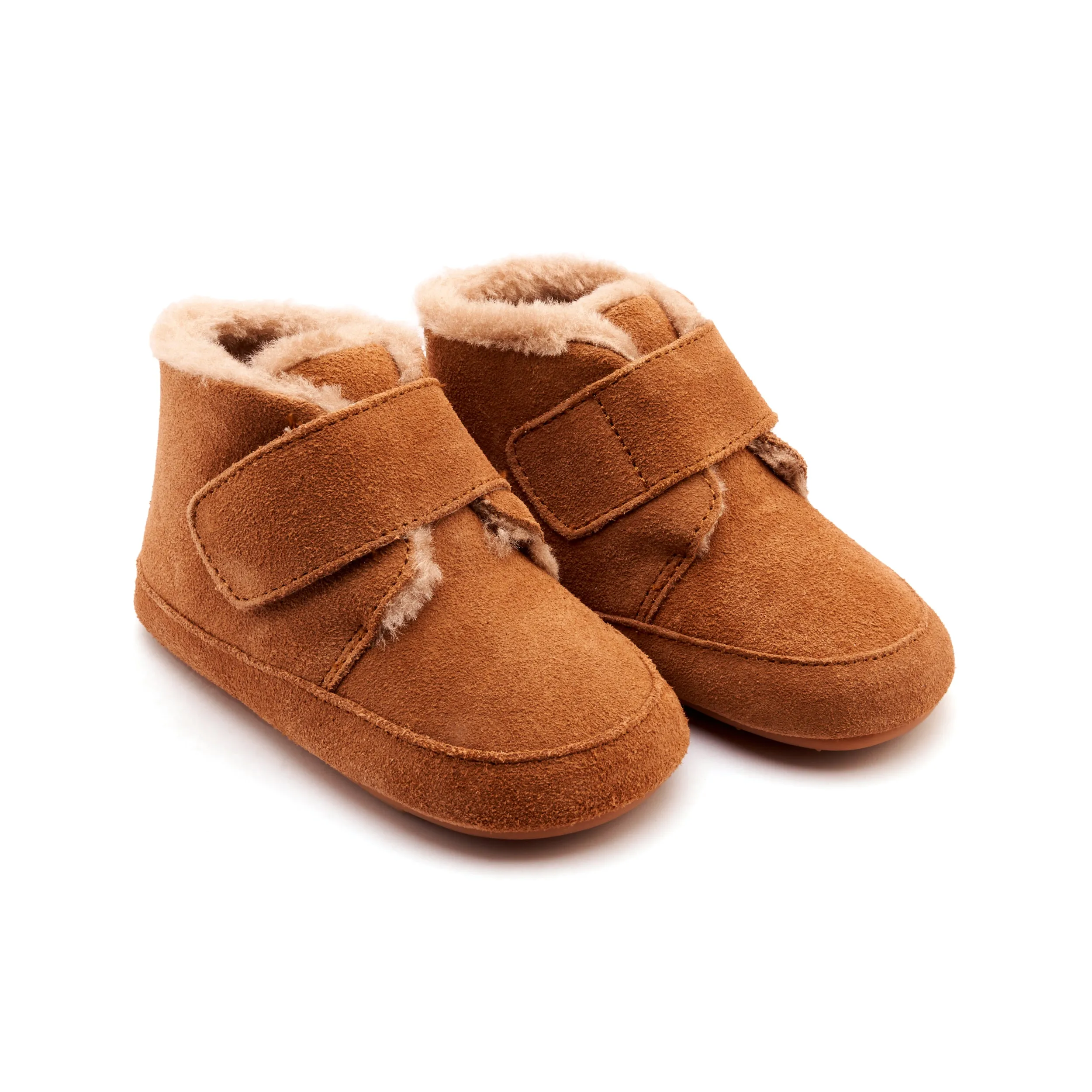 summer shoes Old Soles Boy's and Girl's Shloofy Casual Shoes - Tan Suede