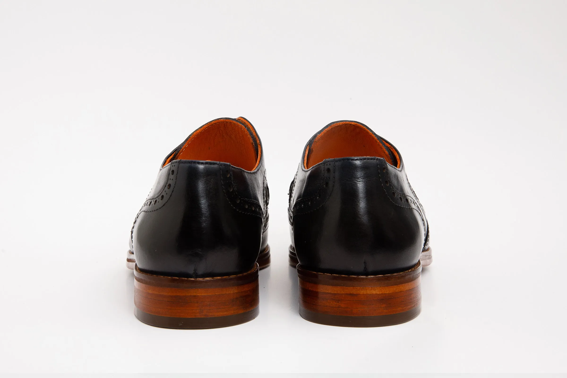 Sun-Guard The Neiva Navy/Brown Wingtip Semi Brogue Derby Men  Shoe