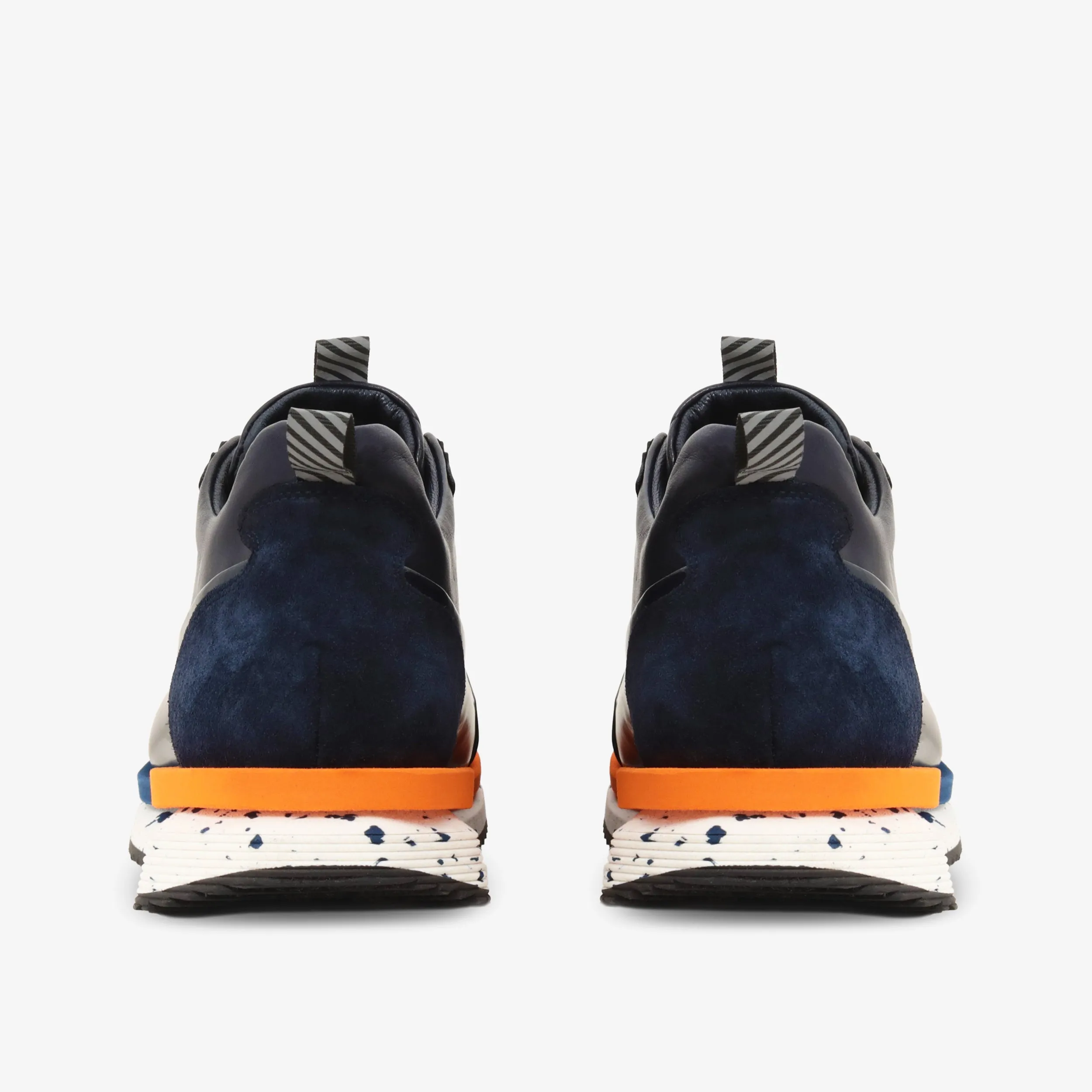 Tailored The Milford Navy Blue  Leather Men Sneaker