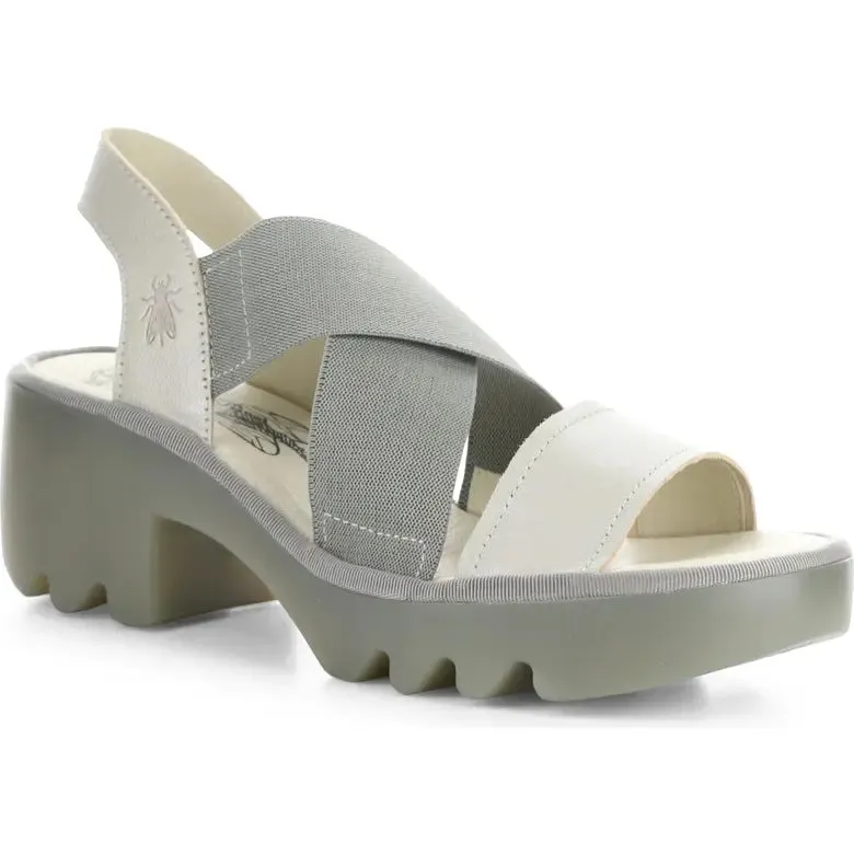 Tall Fashion Heels FLY LONDON TAJI - SILVER