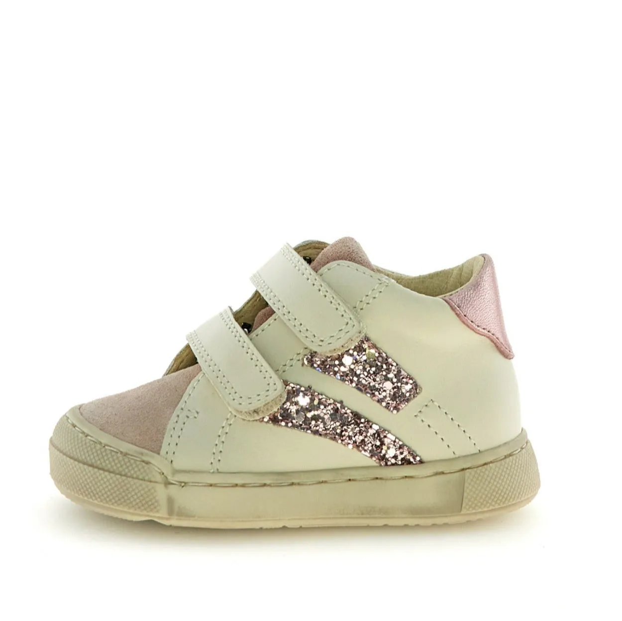 Falcotto Girl's Palom Vl Casual Shoes - Milk/Cipria kids' athletic shoes Stylish kids' wear