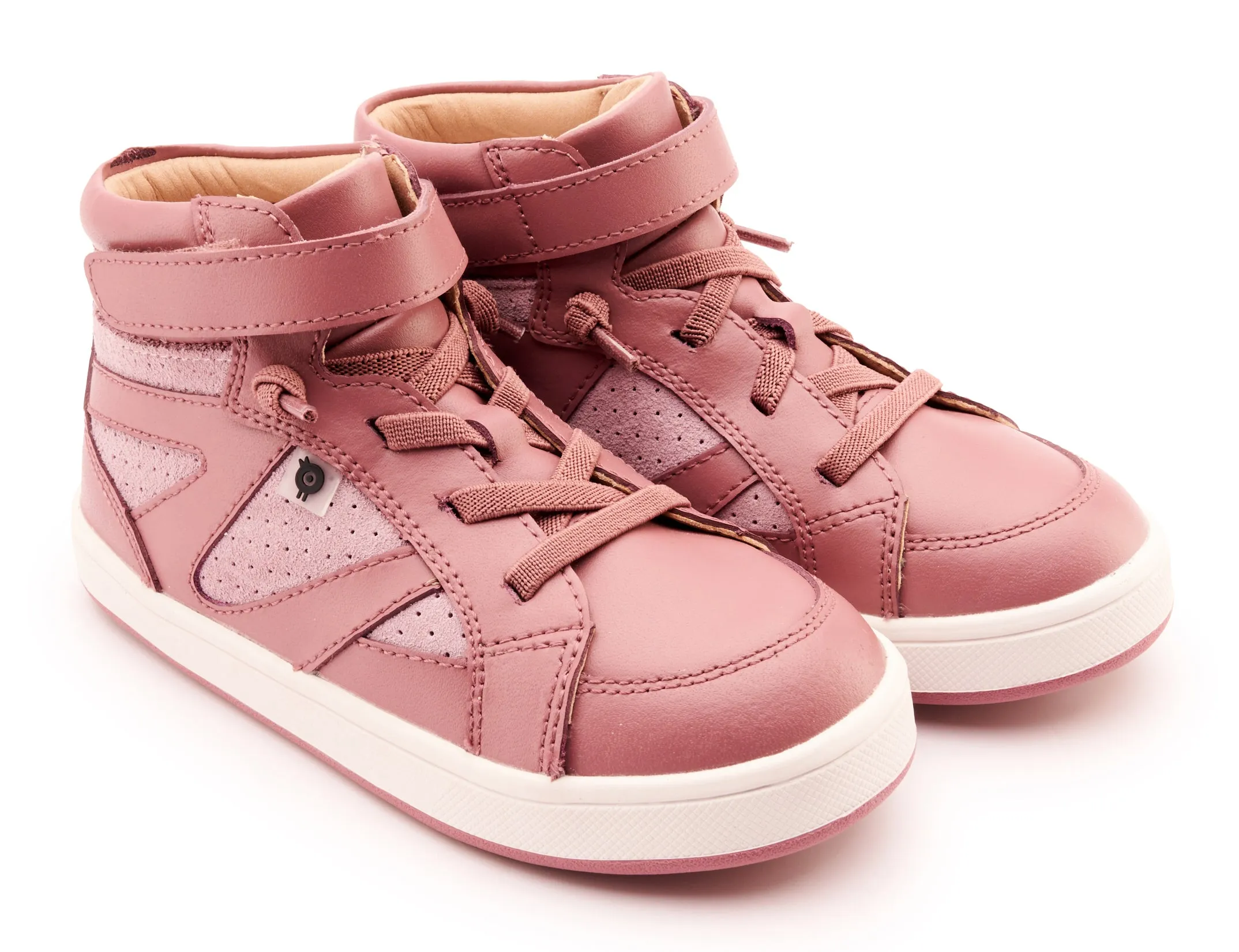 Tassel Details Old Soles Girl's 1004 Sole Base Casual Shoes - Malva / Malva Suede / White Malva Sole