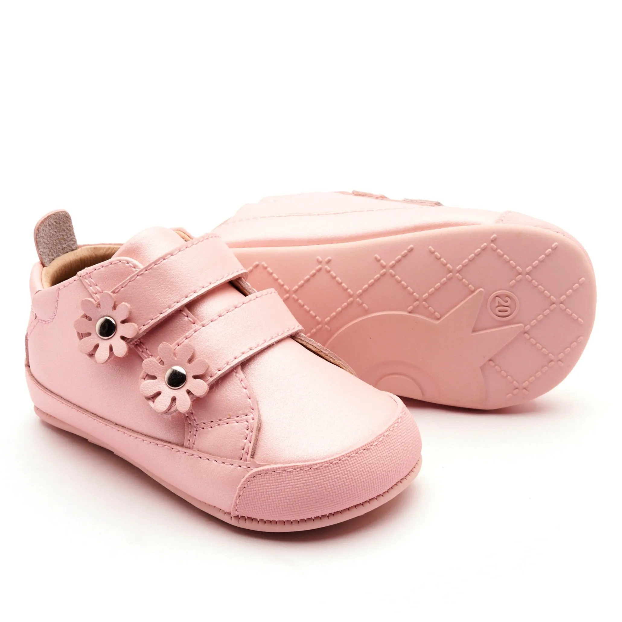Old Soles Girl's 0084RT Flower Baby Casual Shoes - Nacardo Dalia / Nacardo Dalia Sole Toddler accessories Fancy kids' clothing