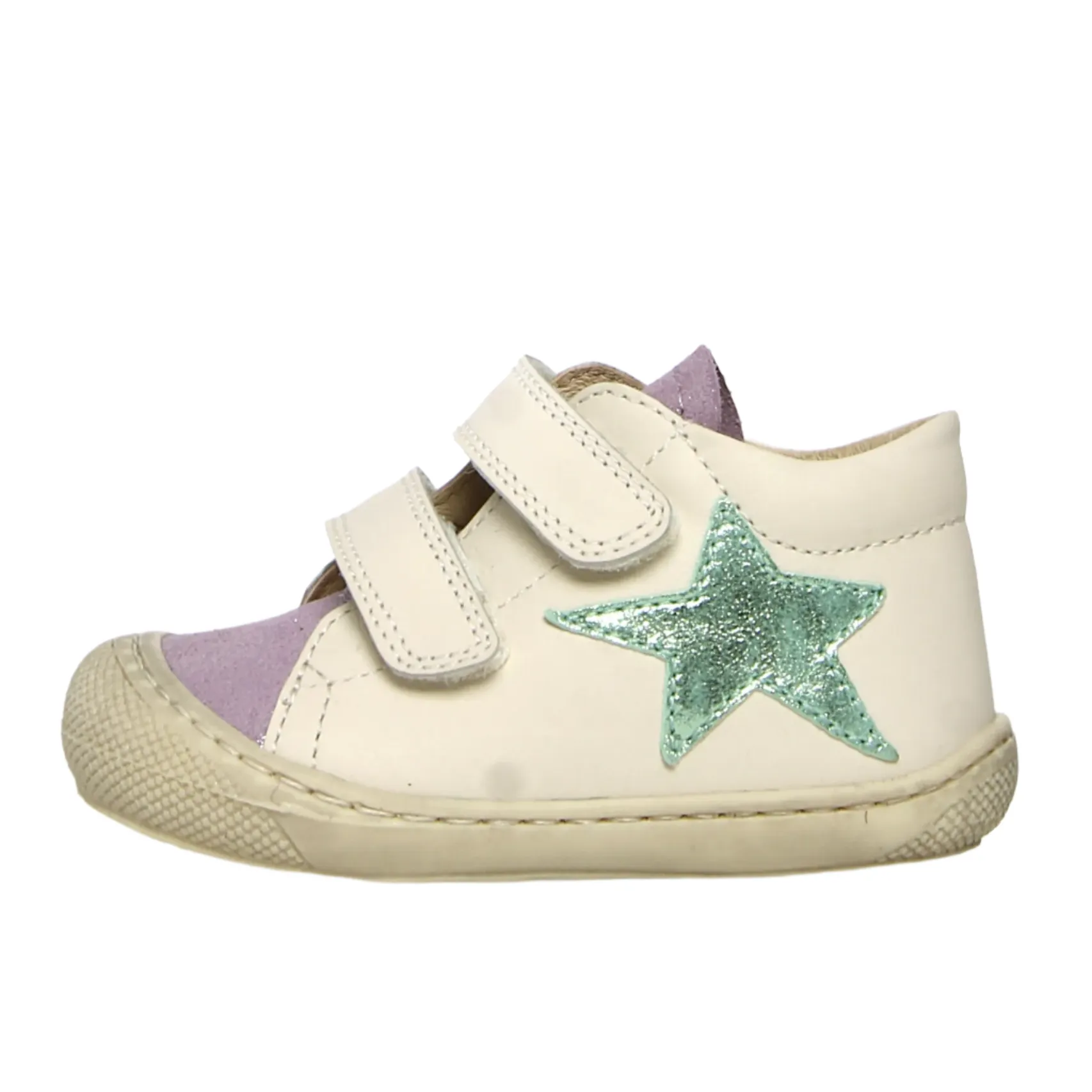 Naturino Girl's Kolde Vl Casual Shoes - Lilac / Milk / Aquamarine Kids' boots Casual kids' wear