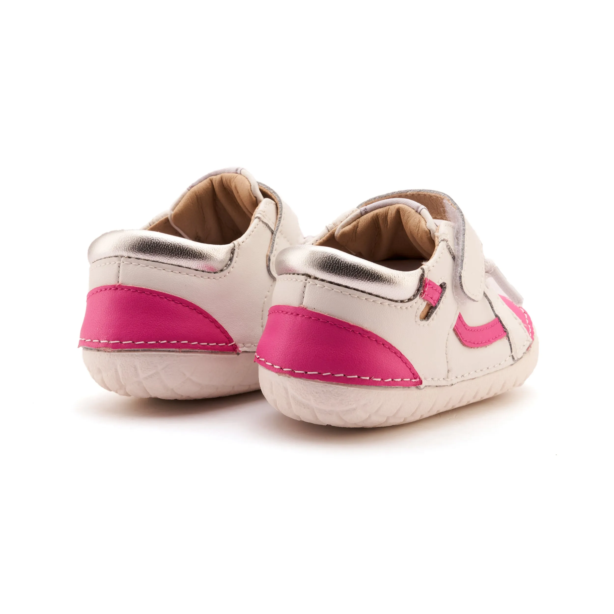tennis shoes Old Soles Girl's Windy Pave Casual Shoes - Snow / Rosy / Silver
